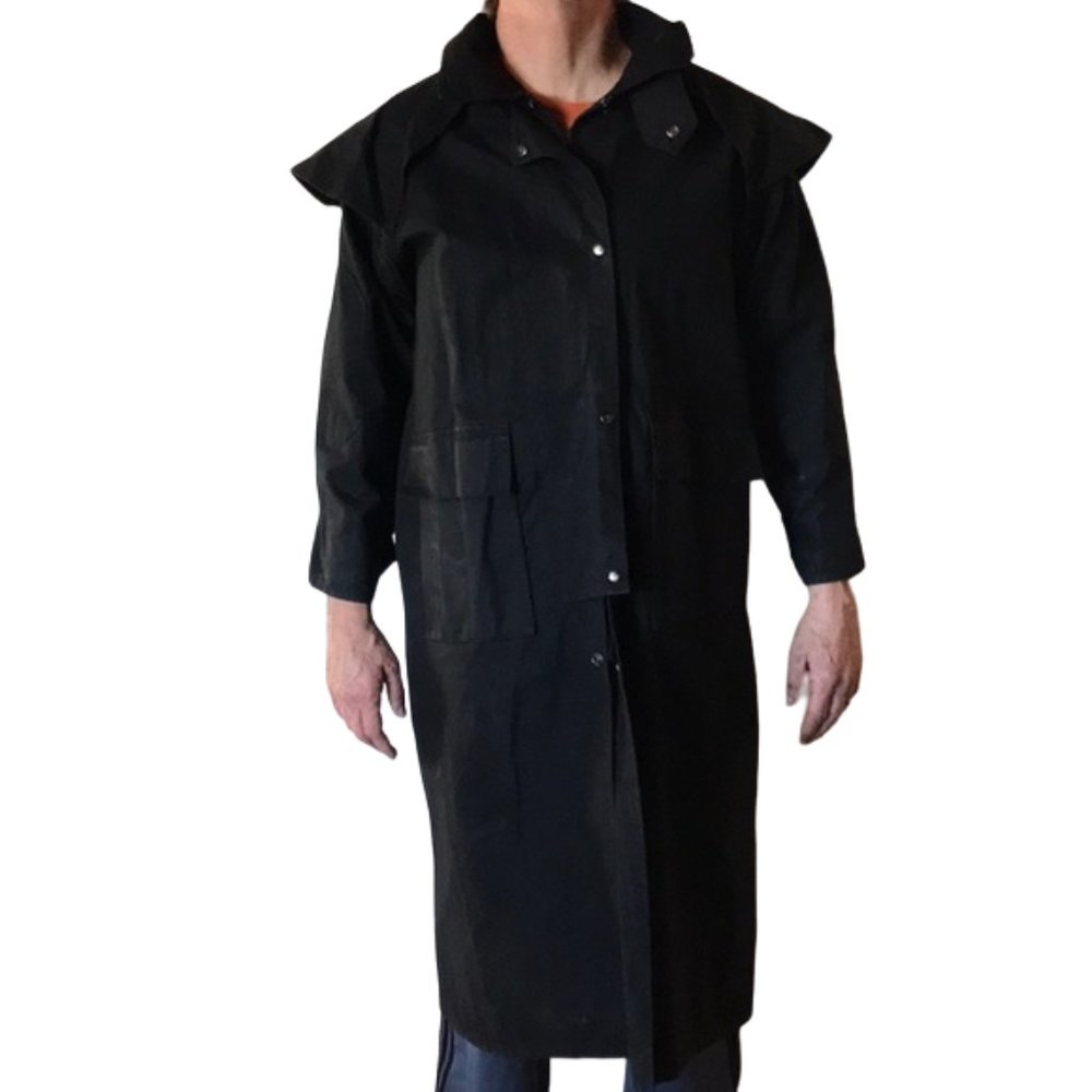 Original Australian Stockman Oil Coat Ranch coat cosplay period play - Picture 3 of 16